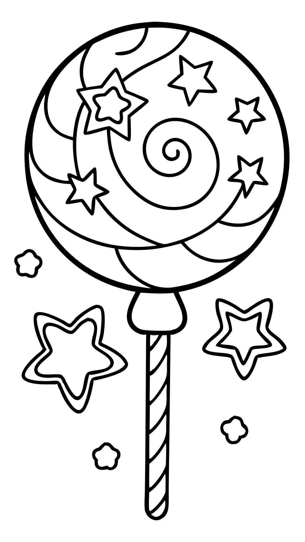 coloring pages lollipop